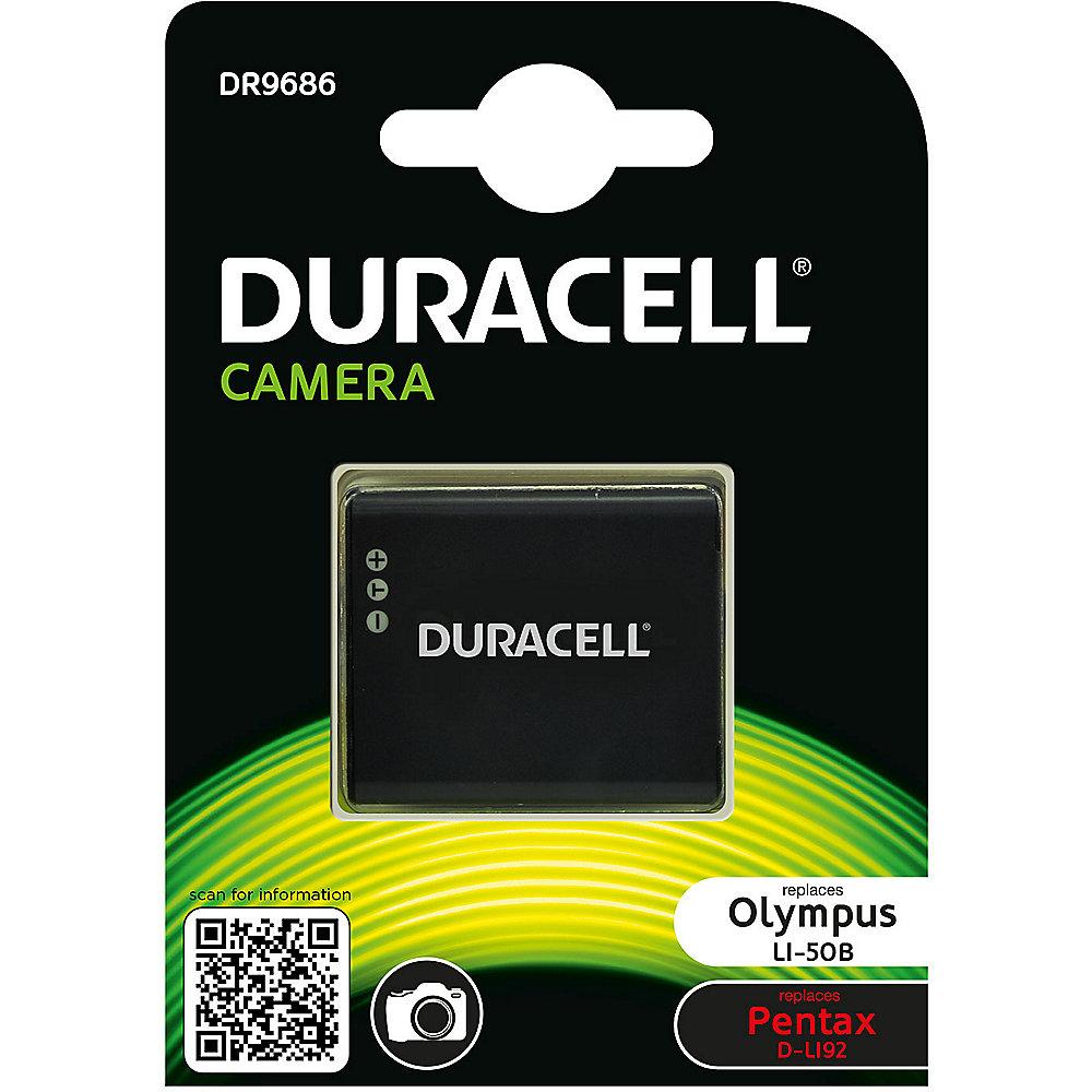 Duracell Li-Ion-Akku für Olympus LI-50B & Pentax D-LI92, Duracell, Li-Ion-Akku, Olympus, LI-50B, &, Pentax, D-LI92