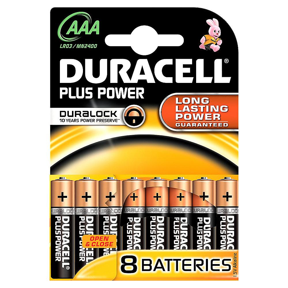 DURACELL Plus Power Batterie Micro AAA LR3 8er Blister