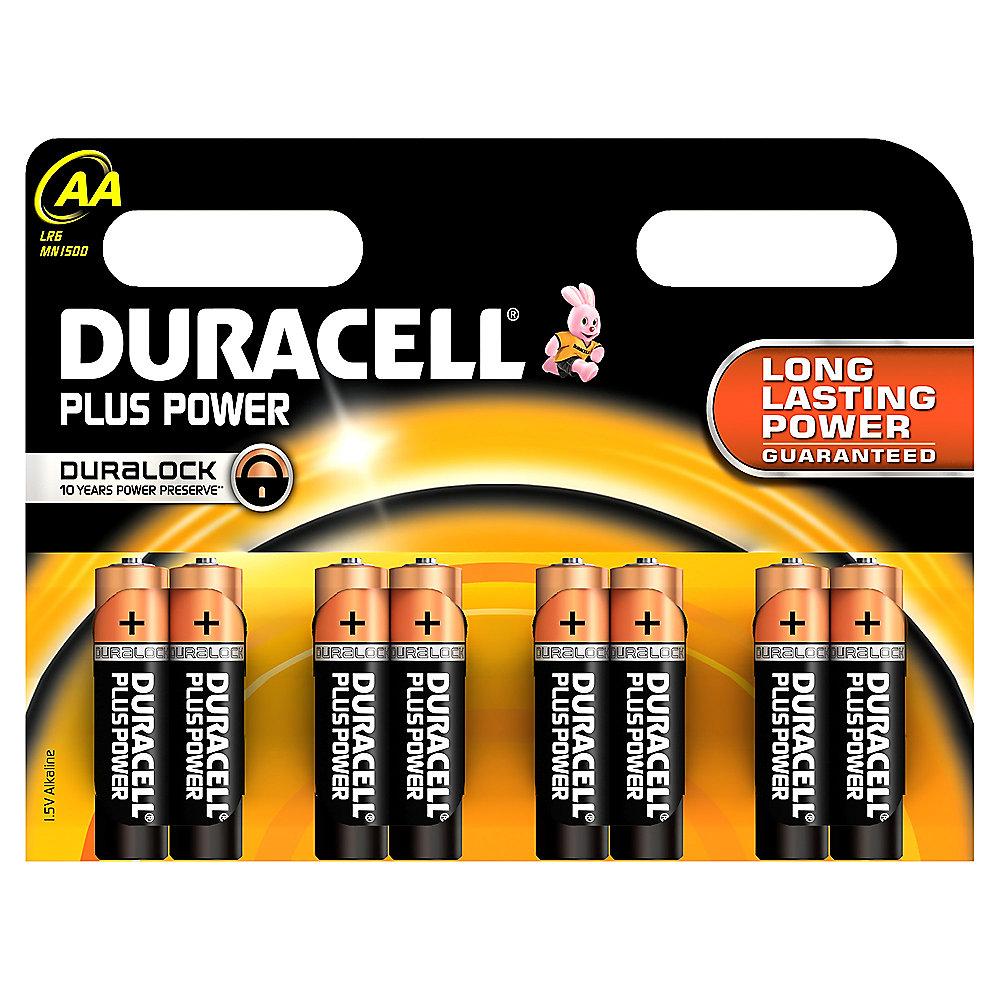 DURACELL Plus Power Batterie Mignon AA LR6 8er Blister, DURACELL, Plus, Power, Batterie, Mignon, AA, LR6, 8er, Blister