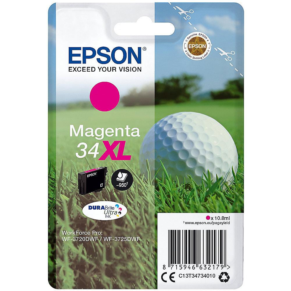 Epson 34XL Original Druckerpatrone Magenta hohe Kapazität T3473