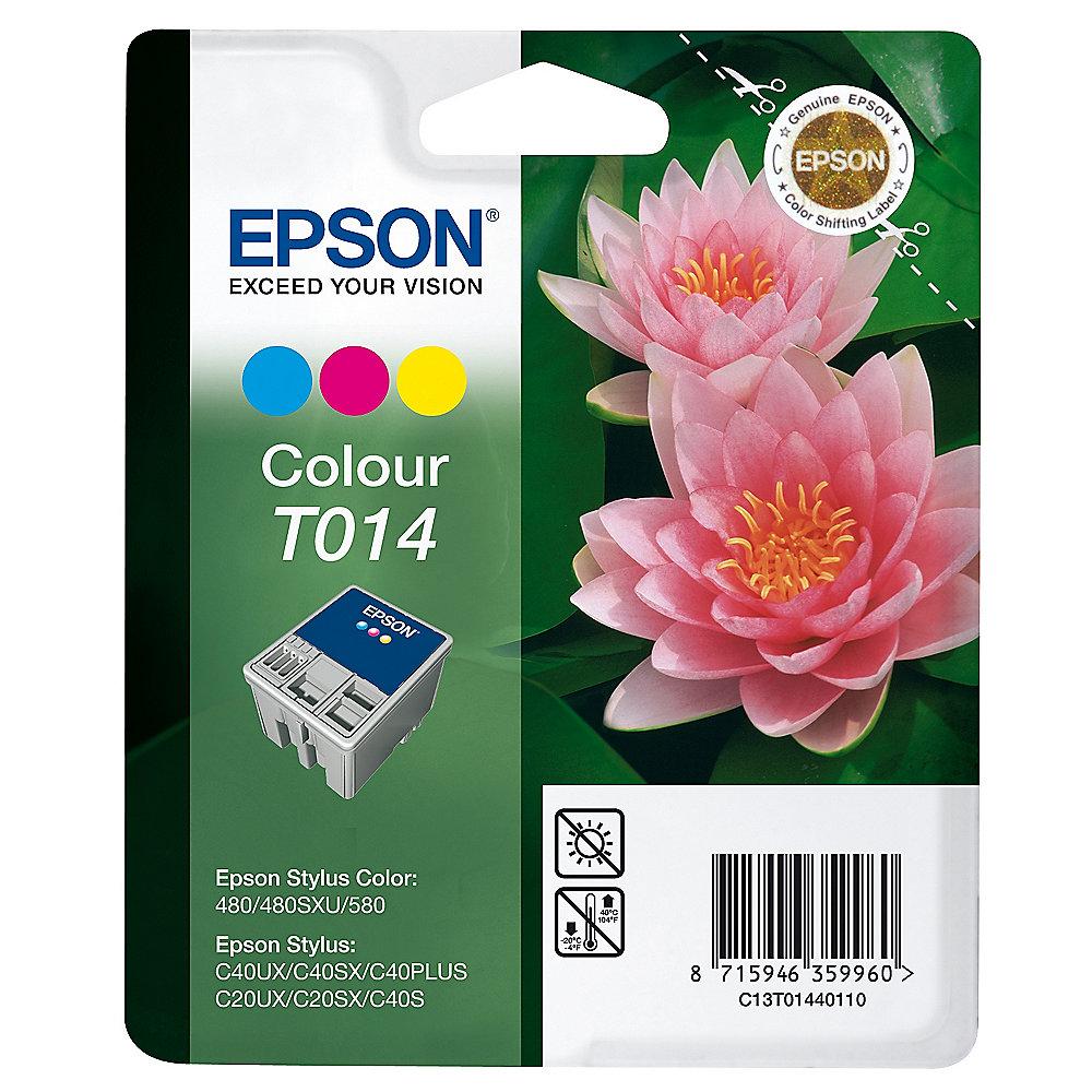 Epson C13T01440110 Druckerpatrone T014 (cyan, magenta, gelb) Multipack