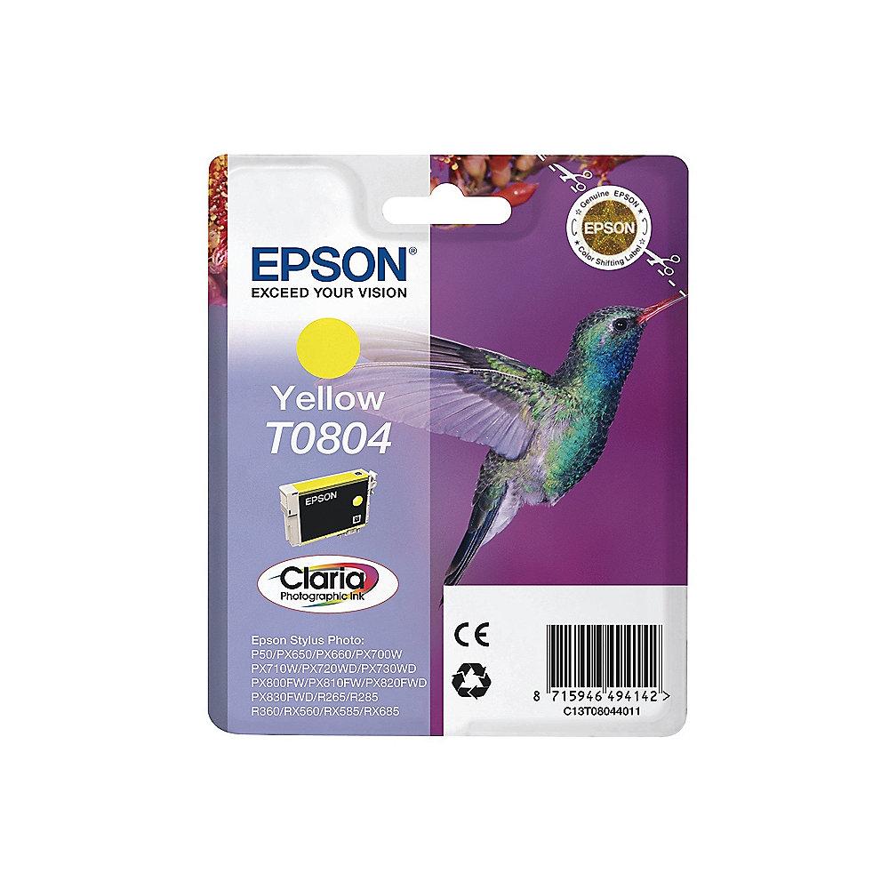 Epson C13T08044011 Druckerpatrone T0804 gelb, Epson, C13T08044011, Druckerpatrone, T0804, gelb