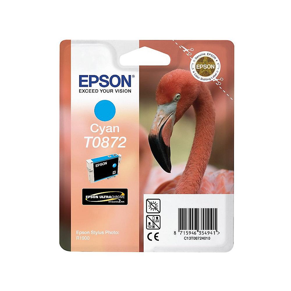 Epson C13T08724010 Druckerpatrone T0872 cyan hochglänzend