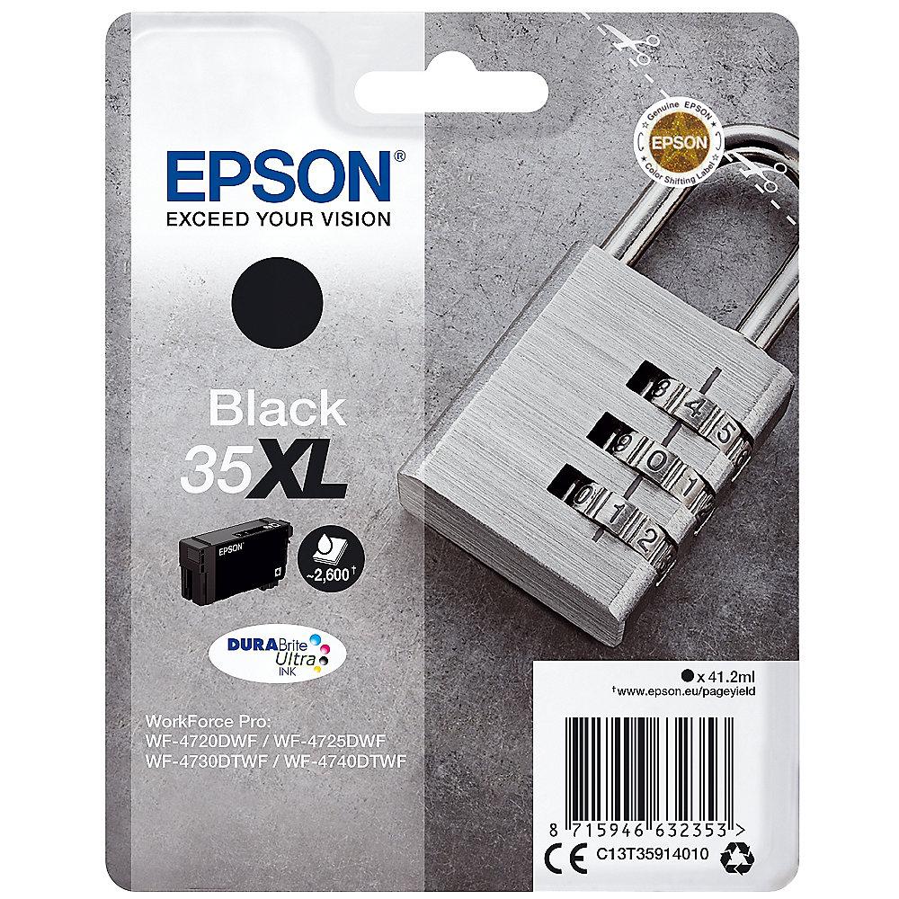 Epson C13T35914010 Druckerpatrone 35XL schwarz hohe Kapazität