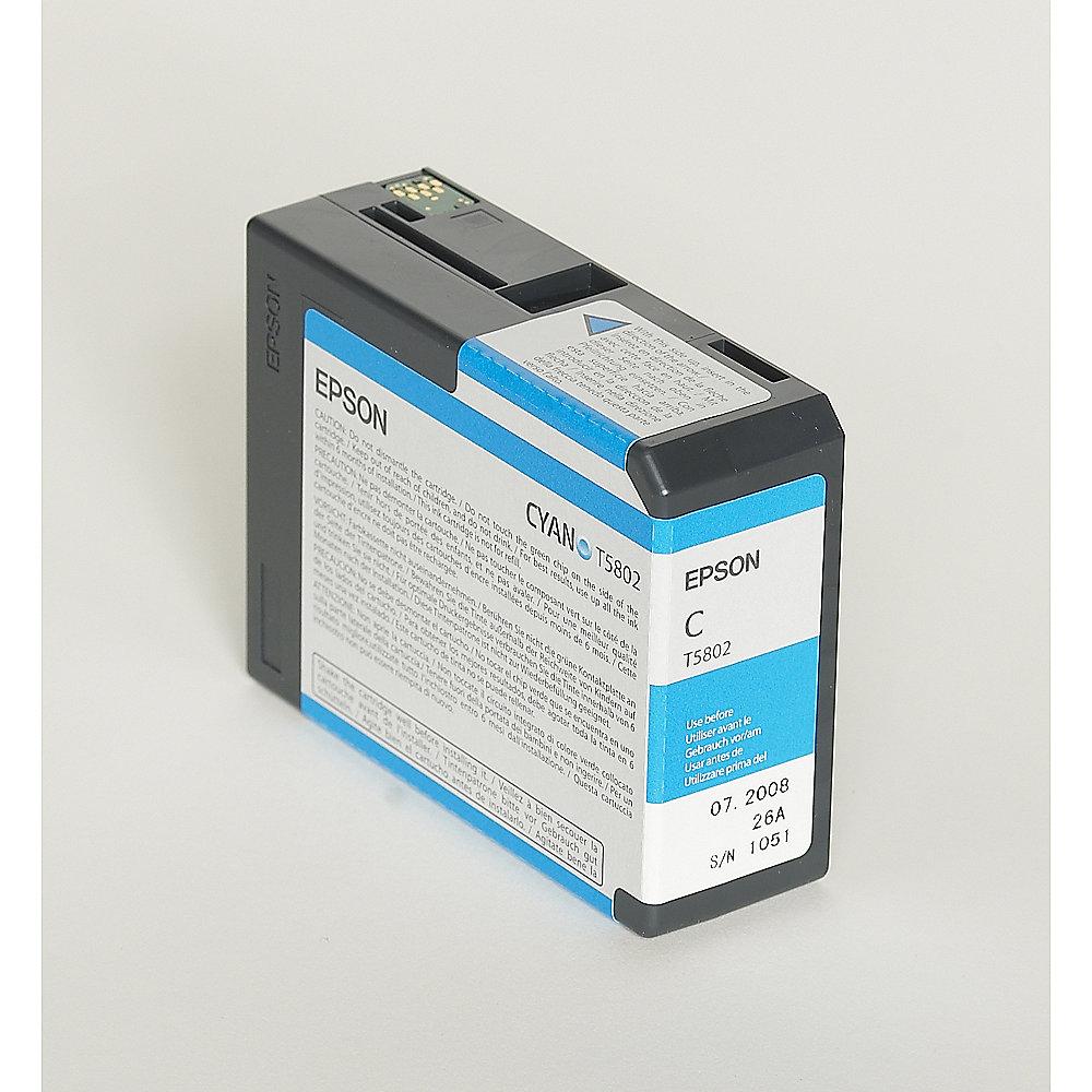 Epson C13T580200 Druckerpatrone T5802 cyan, Epson, C13T580200, Druckerpatrone, T5802, cyan