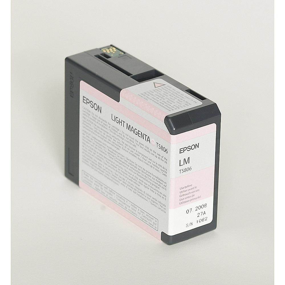 Epson C13T580600 Druckerpatrone T5806 hell magenta