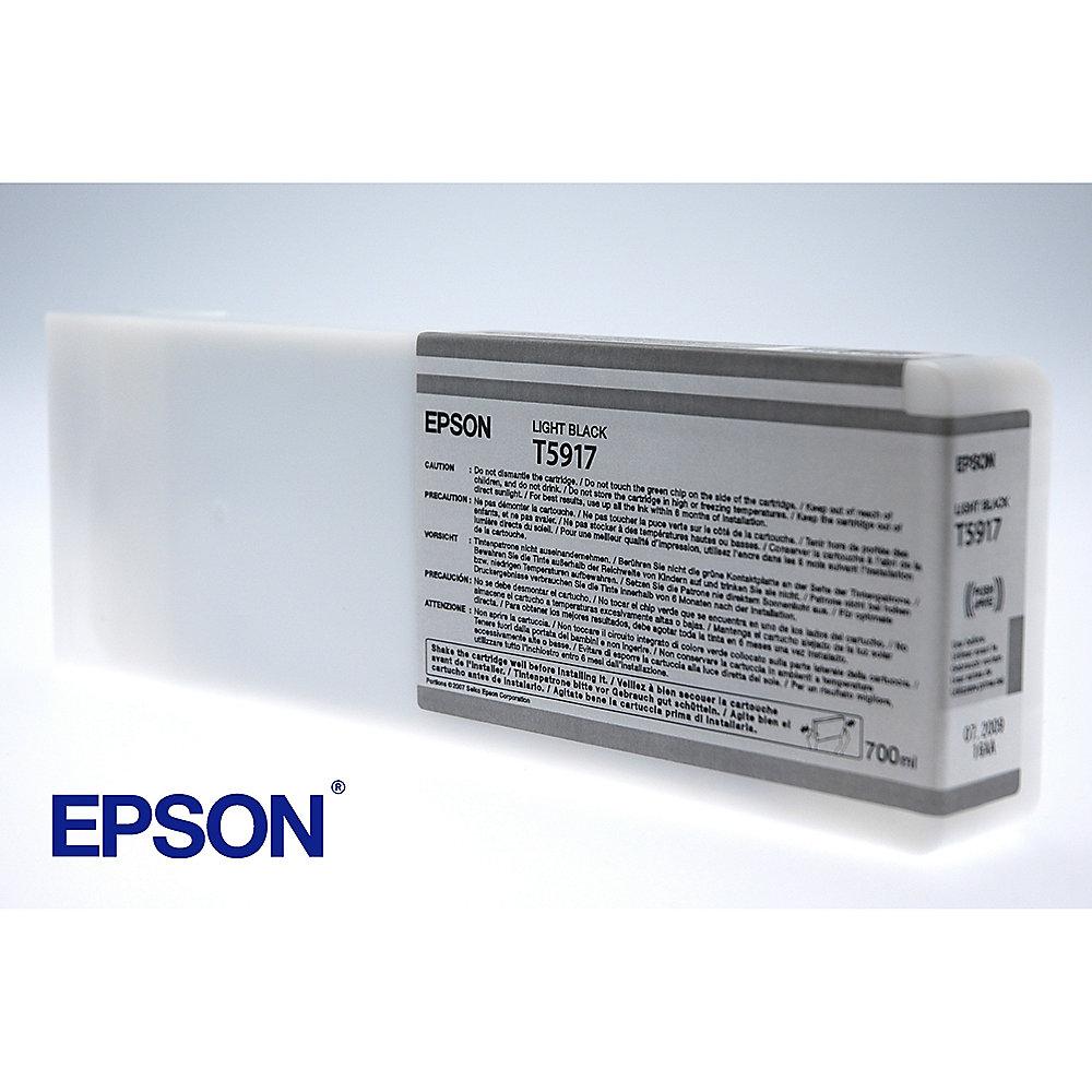 Epson C13T591700 Druckerpatrone T5917 hell schwarz