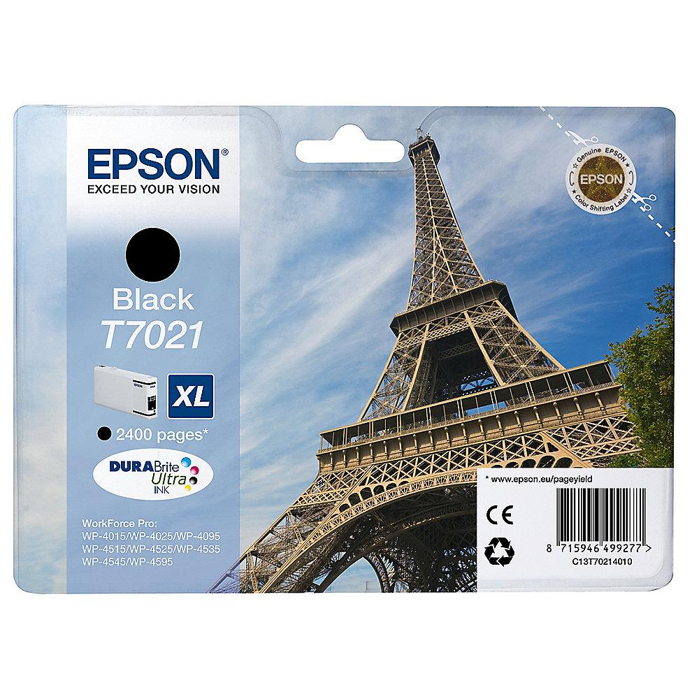 Epson C13T70214010 Druckerpatrone T7021 XL schwarz mit hoher Kapazität