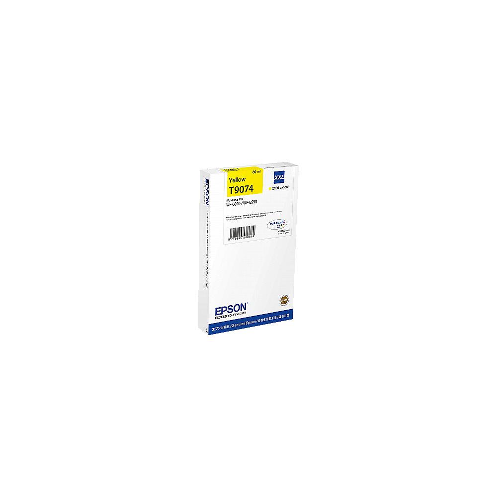 Epson C13T907440 Druckerpatrone T9074XXL Gelb mit hoher Kapazität 69ml