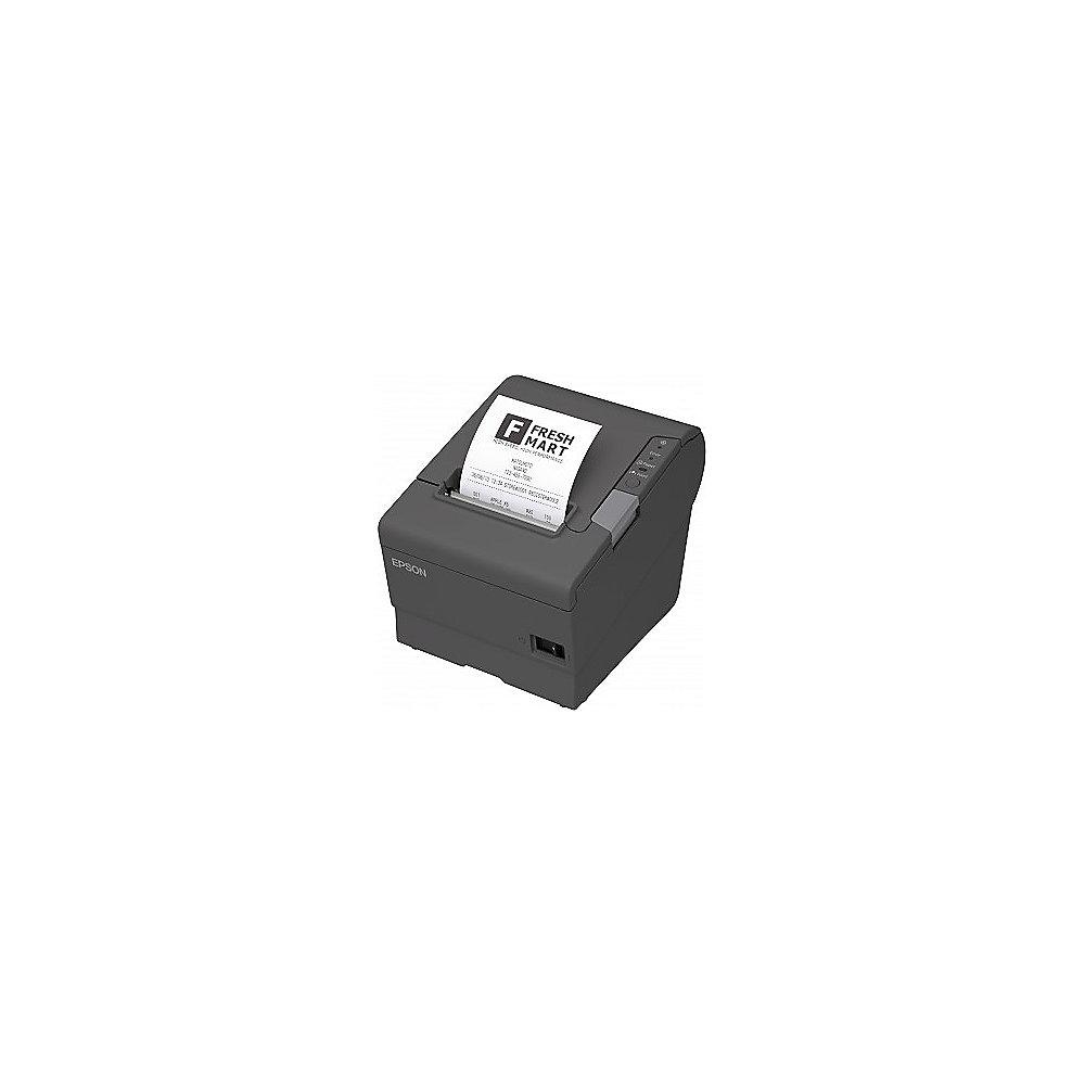 EPSON TM-T88V Quittungsdrucker monochrom USB seriell grau inkl. Netzteil Kabel