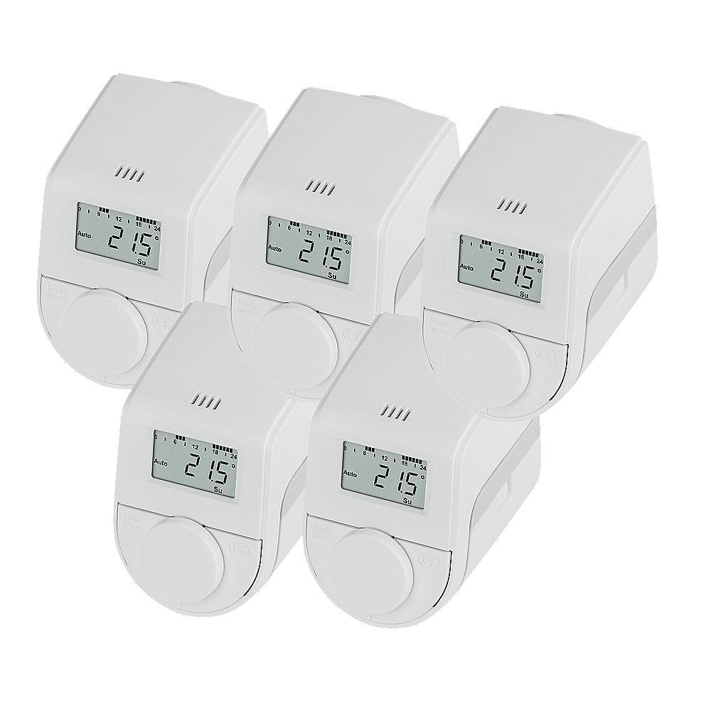 eqiva 5er-Set Heizkörperthermostat Model Q