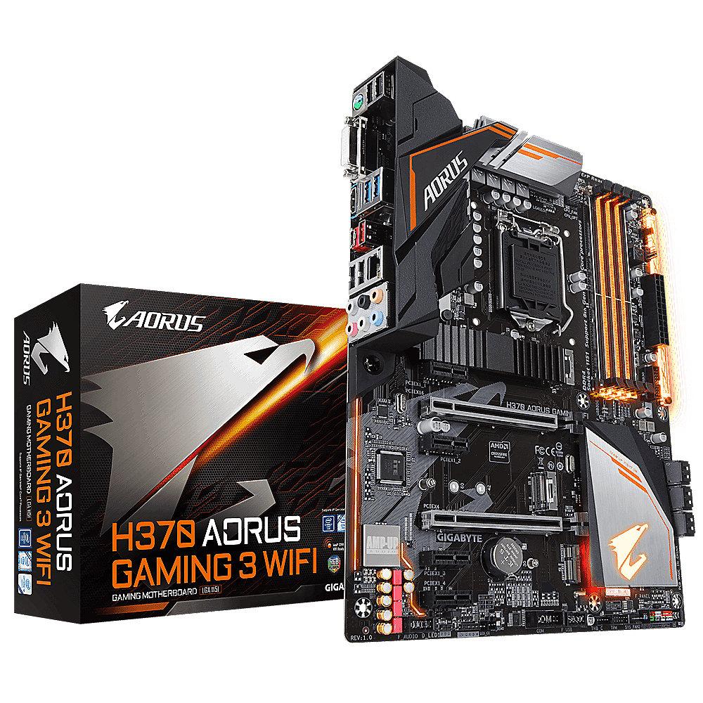 Gigabyte AORUS H370 Gaming 3 WIFI ATX Mainboard 1151v2 (Coffee Lake)