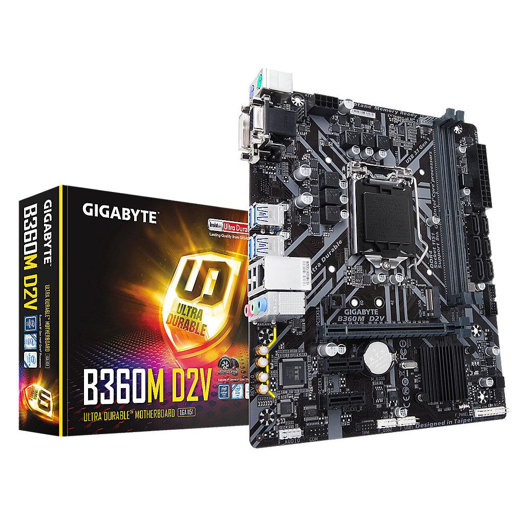 Gigabyte B360M D2V mATX Mainboard 1151v2 (Coffee Lake)