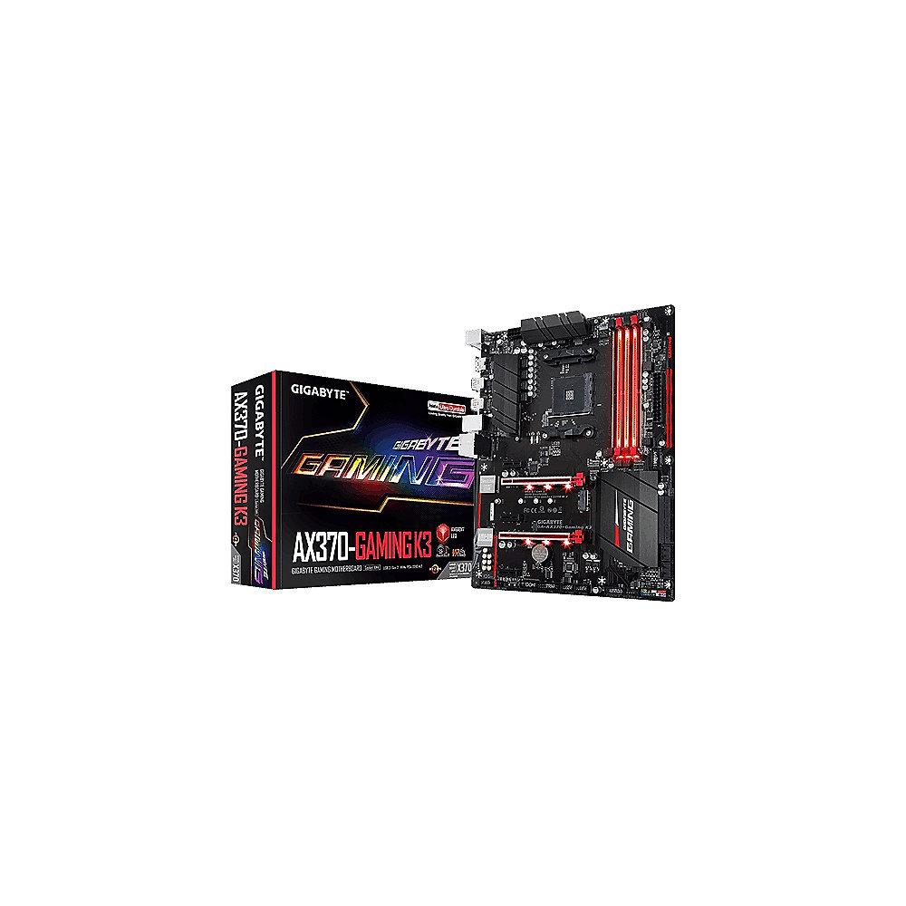 Gigabyte GA-AX370-Gaming K3 ATX Mainboard Sockel AM4 GL/USB3.1/M.2/HDMI