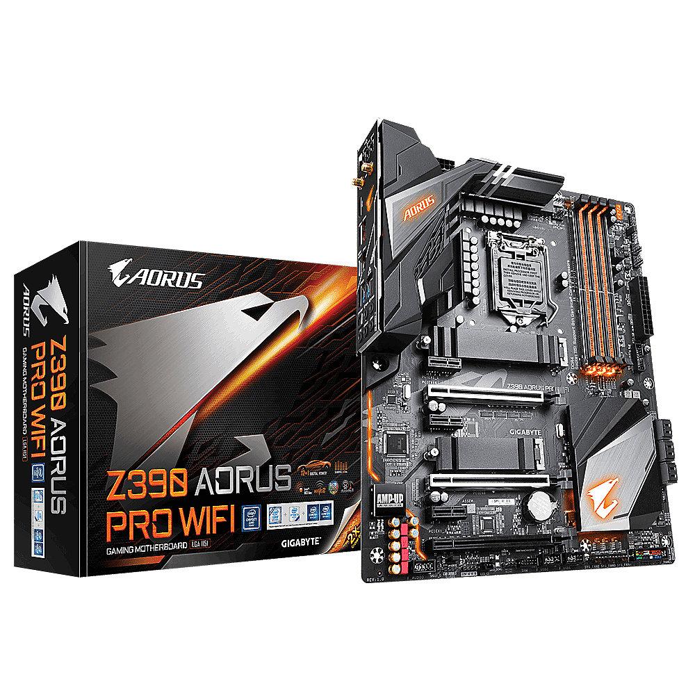 Gigabyte Z390 AORUS PRO WIFI ATX Mainboard 1151 HDMI/2xM.2/SATA/USB3.1/WIFI