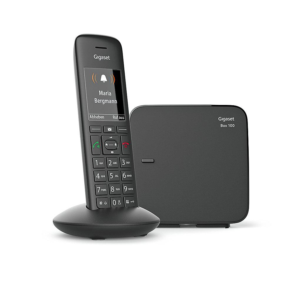 Gigaset C570 schnurloses Festnetztelefon (analog), schwarz, Gigaset, C570, schnurloses, Festnetztelefon, analog, schwarz