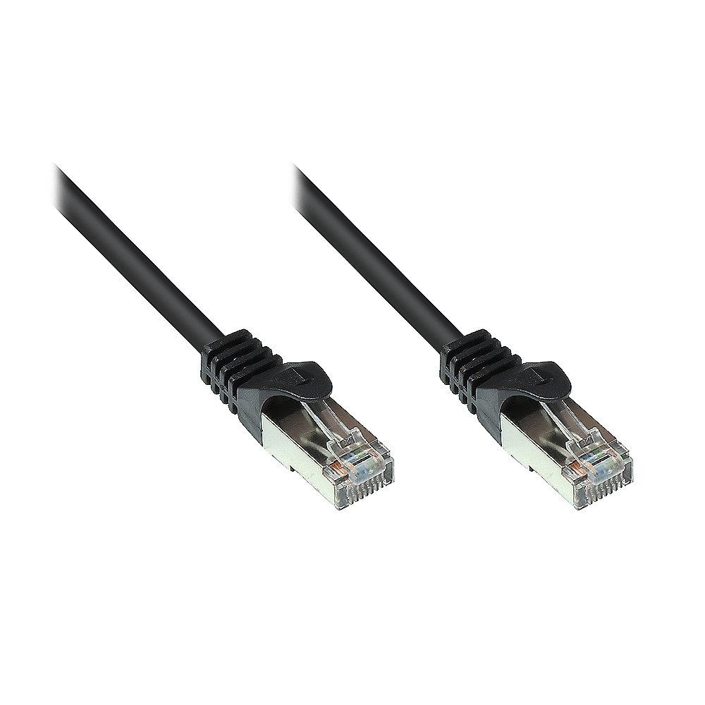Good Connections 0,15m RNS Patchkabel CAT5E SF/UTP PVC schwarz, Good, Connections, 0,15m, RNS, Patchkabel, CAT5E, SF/UTP, PVC, schwarz