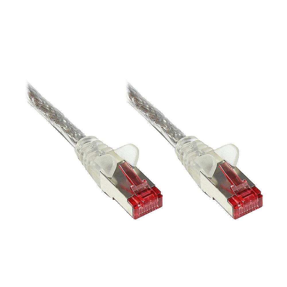 Good Connections 0,25m RNS Patchkabel CAT6 S/FTP PiMF transparent