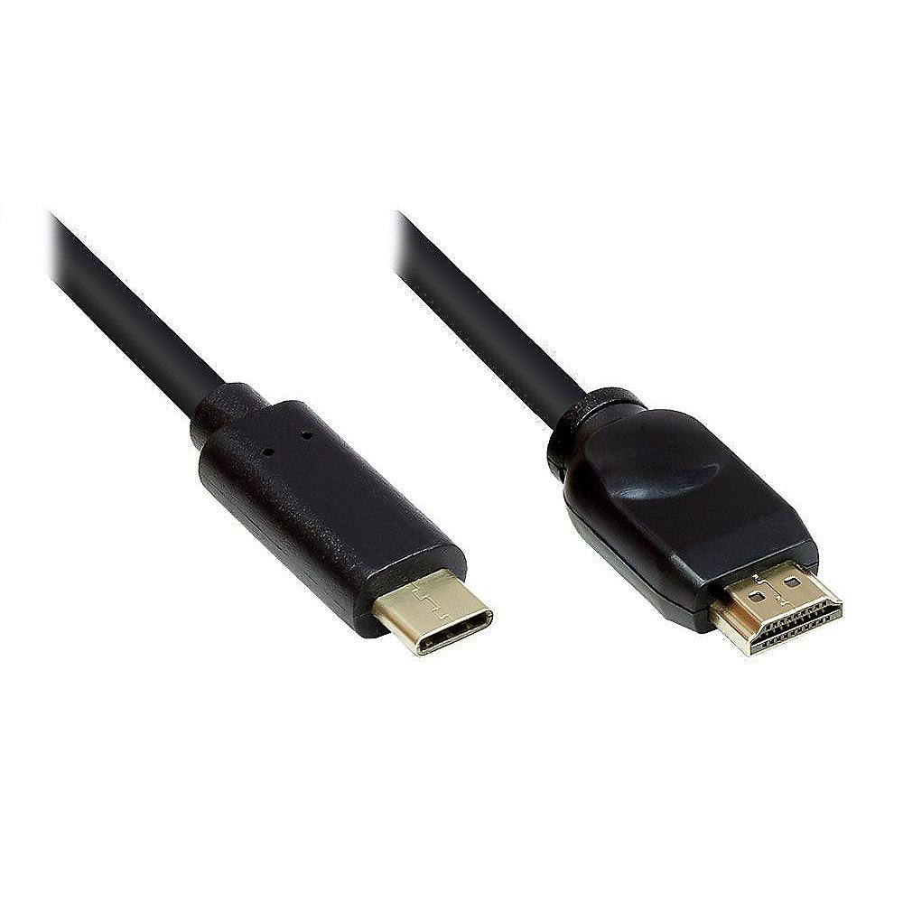 Good Connections Adapterkabel USB-C zu HDMI 2.0 4K2K/ UHD 10m schwarz