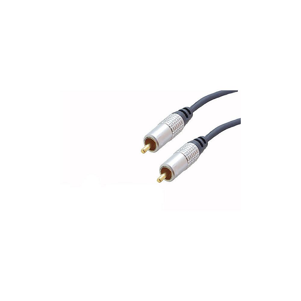 Good Connections Cinch Premium Kabel 1,5m VIDEO 1xCinch St/St vergoldet