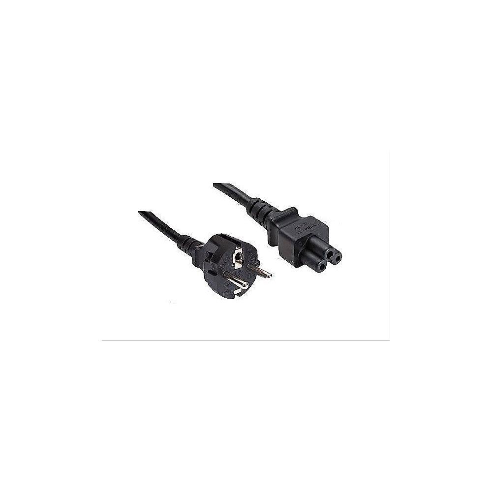 Good Connections Netzkabel 5m Netzstecker zu 3-pol Buchse schwarz