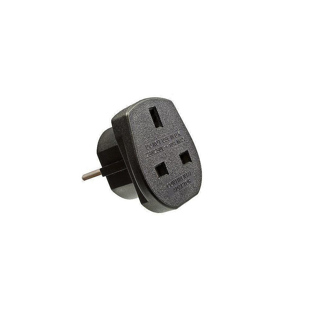 Good Connections Netzkabeladapter UK Buchse auf Schutzkontakt Stecker