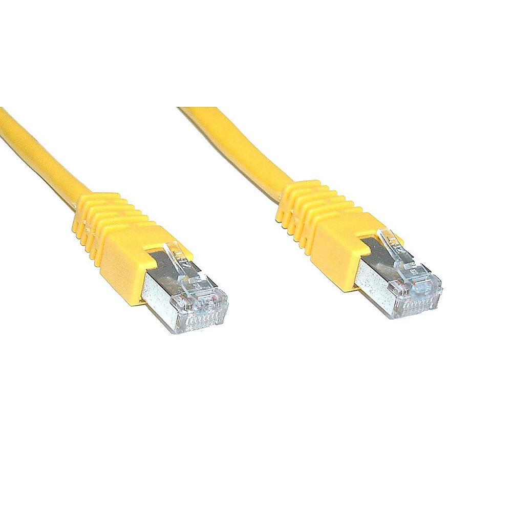 Good Connections Patch Netzwerkkabel RJ45 CAT6 0,25m S/FTP Gelb