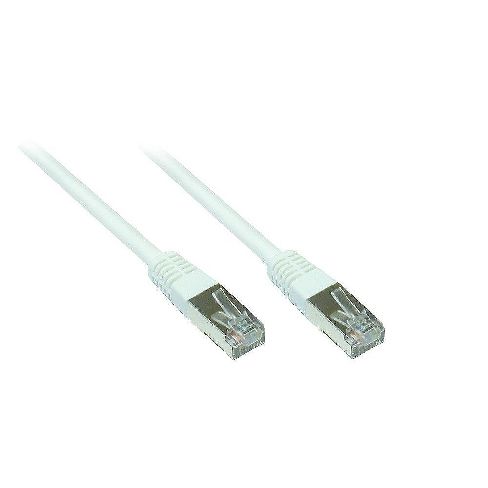 Good Connections Patch Netzwerkkabel RJ45 SF/UTP CAT5e 0,25m weiß 855W-003