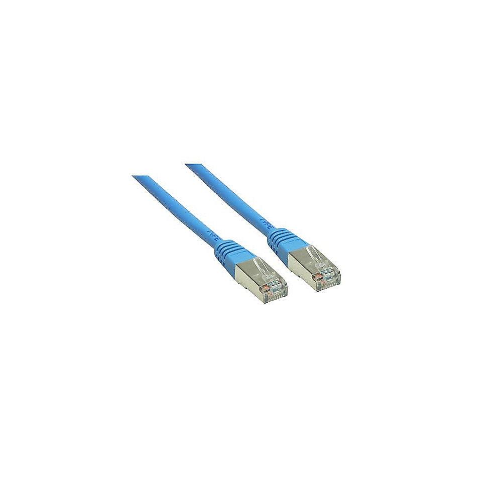 Good Connections Patchkabel Cat. 6 2x RJ45 Stecker BLISTER blau 20m