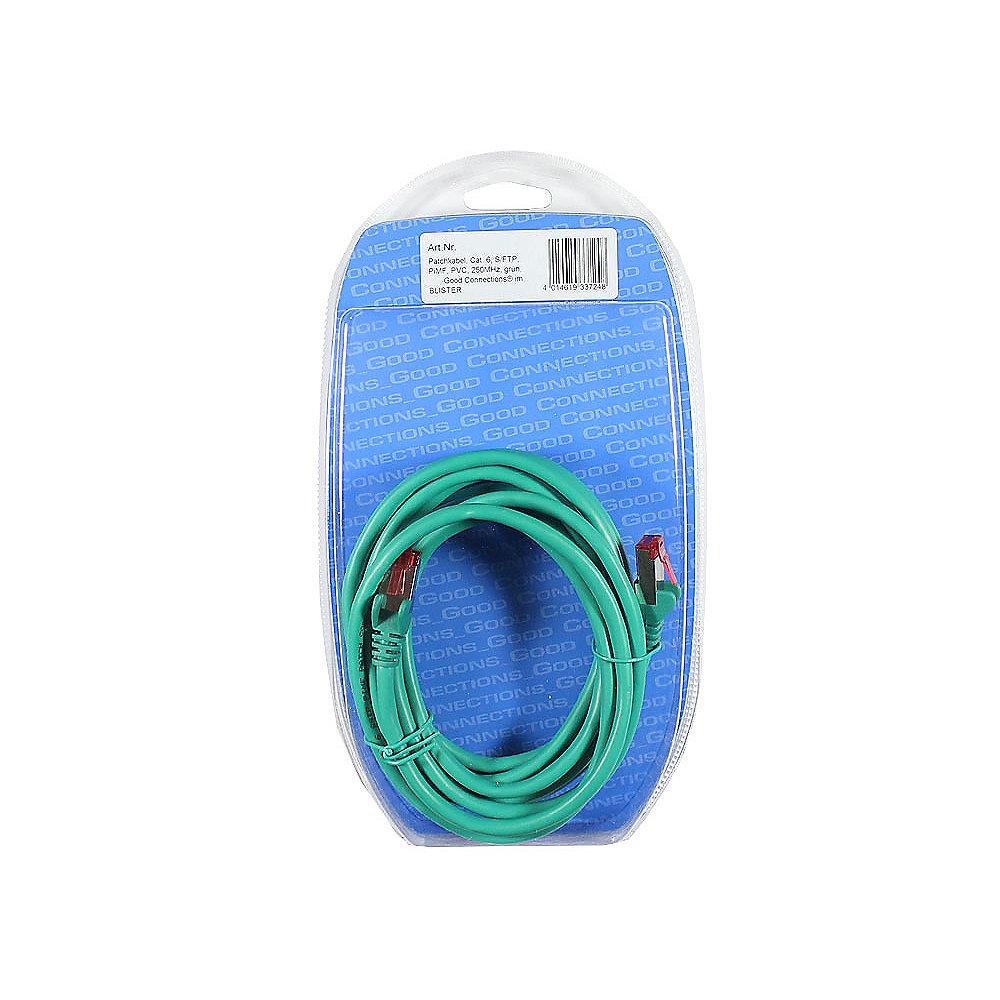 Good Connections Patchkabel Cat. 6 2x RJ45 Stecker BLISTER grün 15m
