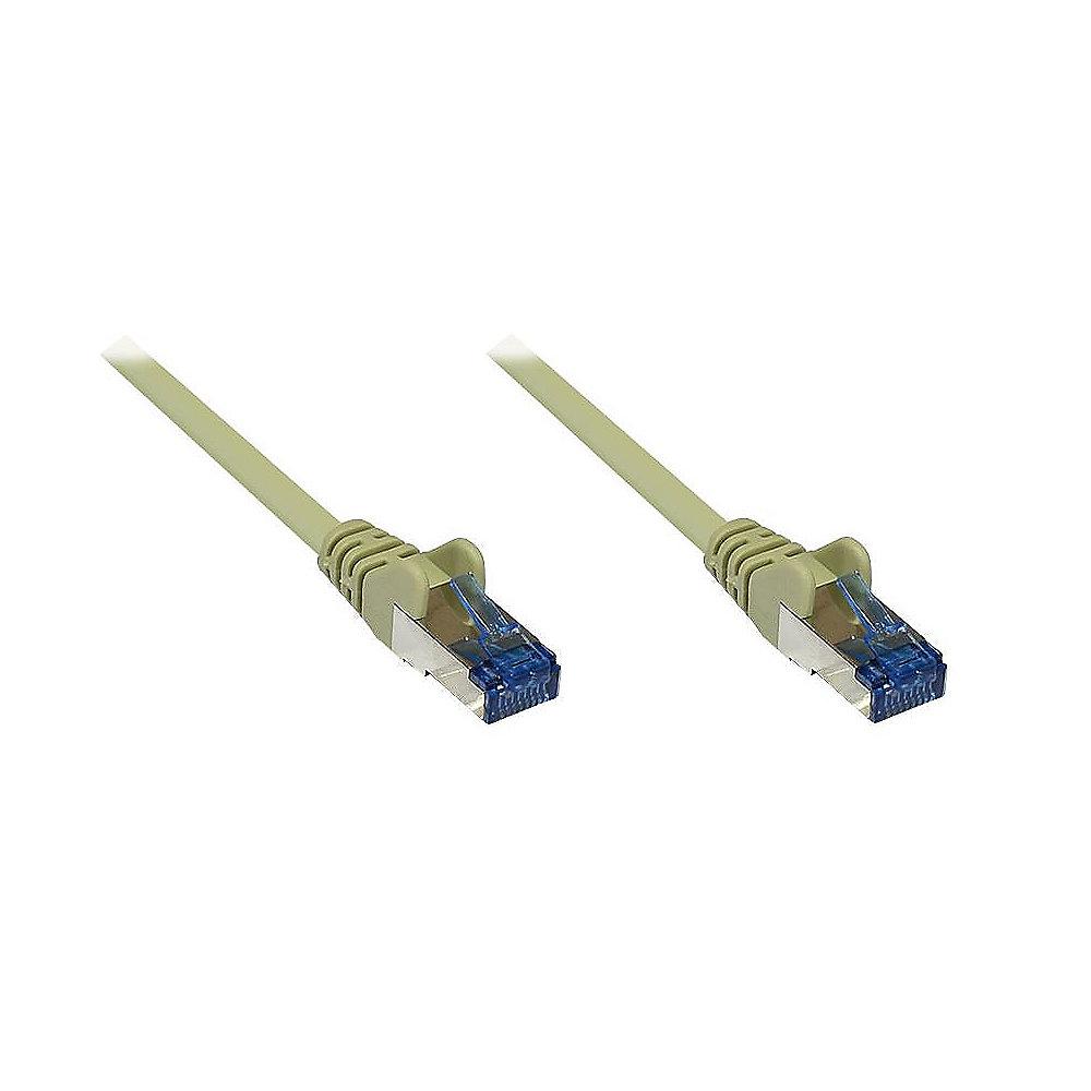 Good Connections Patchkabel Cat. 6a S/FTP, PiMF halogenfrei 500MHz grau 30m