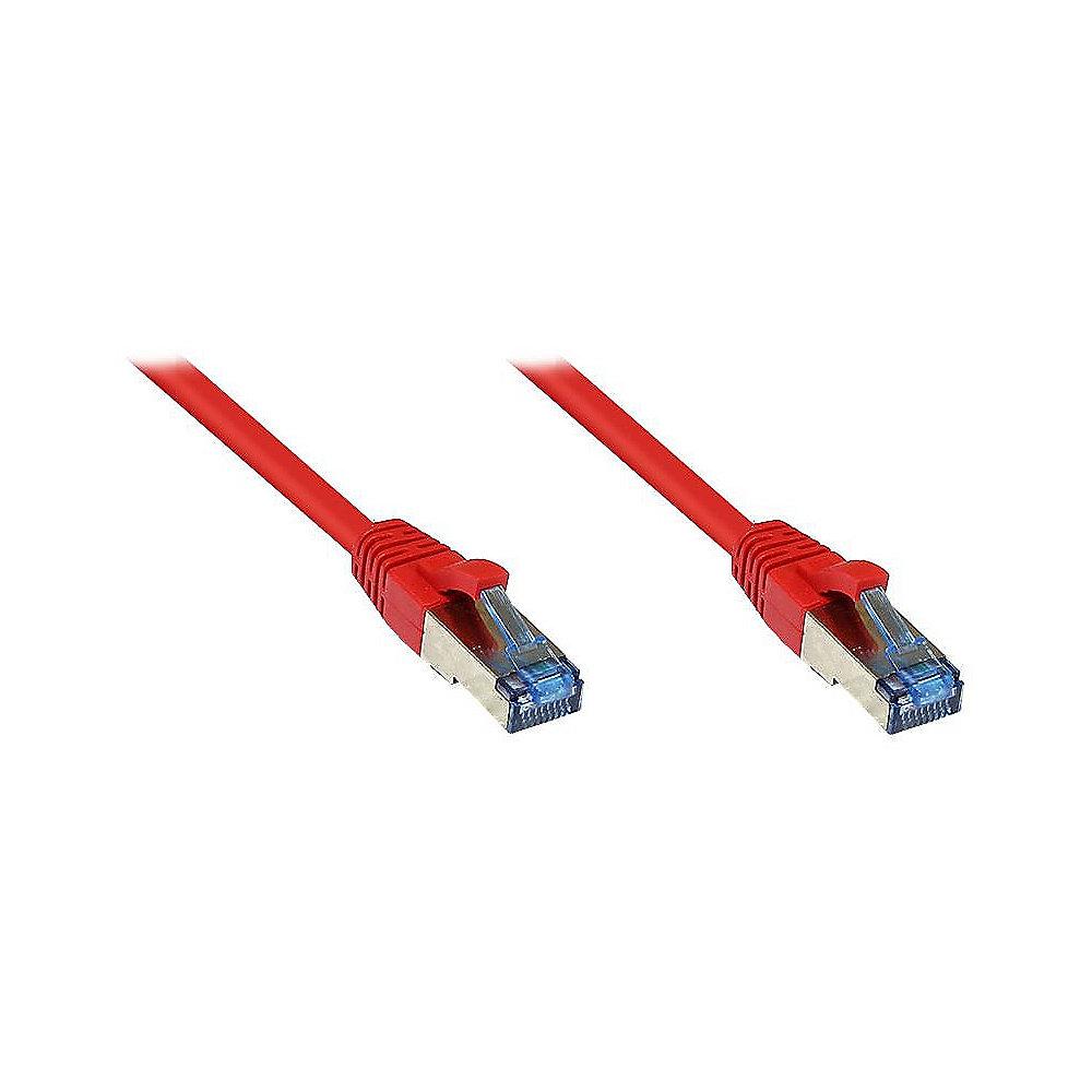 Good Connections Patchkabel Cat. 6a S/FTP, PiMF halogenfrei 500MHz rot 30m, Good, Connections, Patchkabel, Cat., 6a, S/FTP, PiMF, halogenfrei, 500MHz, rot, 30m