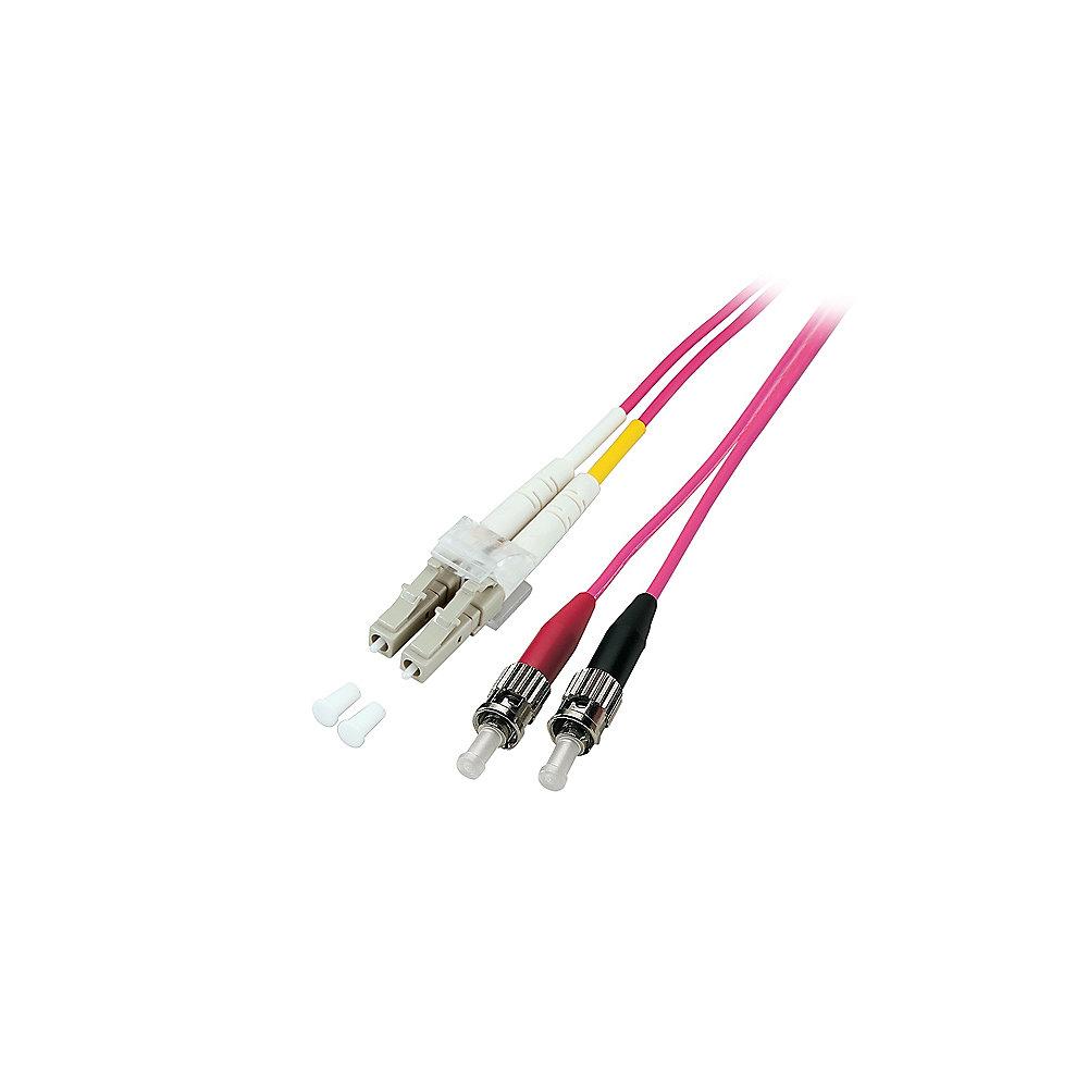 Good Connections Patchkabel LWL Duplex OM4 LC/ST Multimode 3m