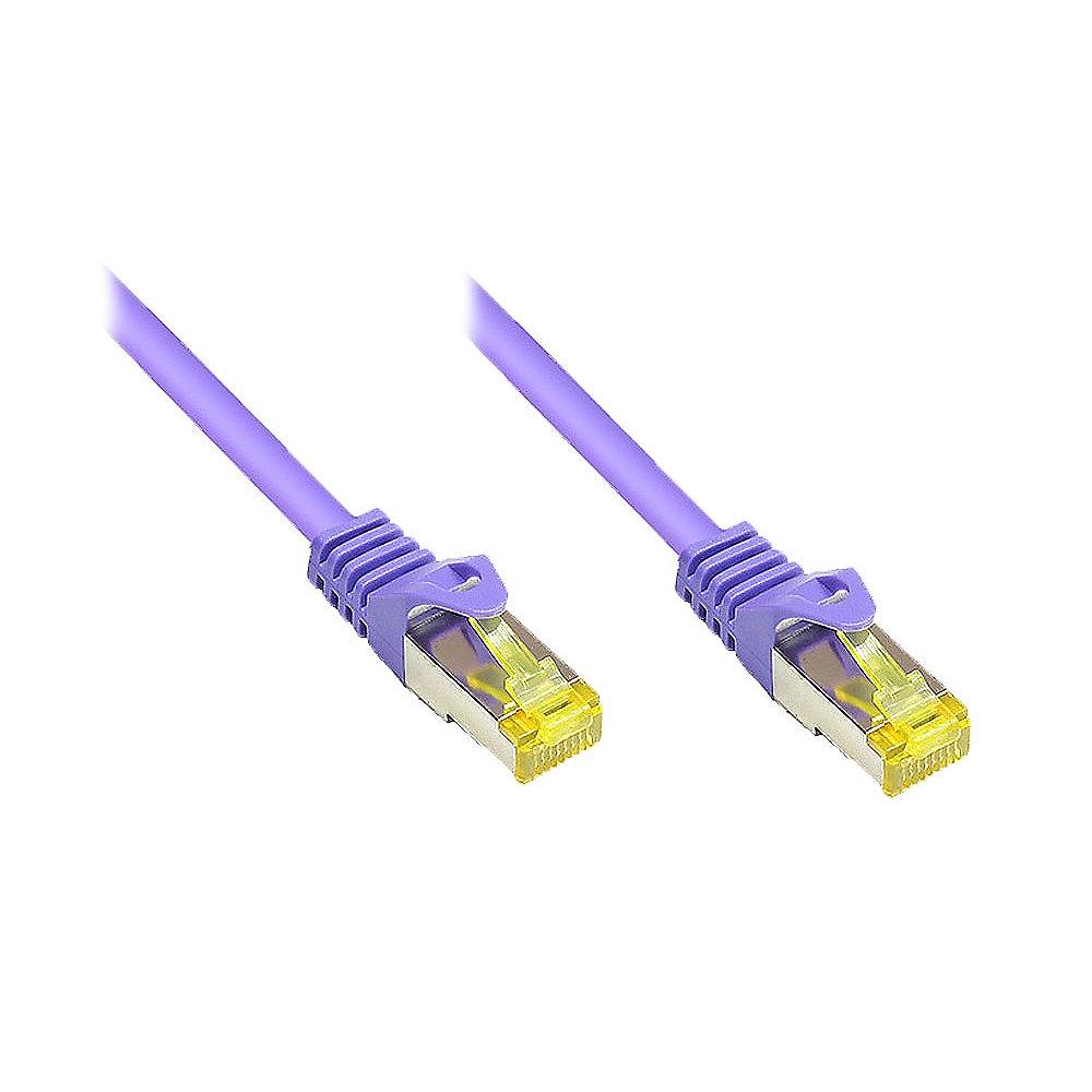 Good Connections Patchkabel mit Cat. 7 Rohkabel S/FTP 50m violett