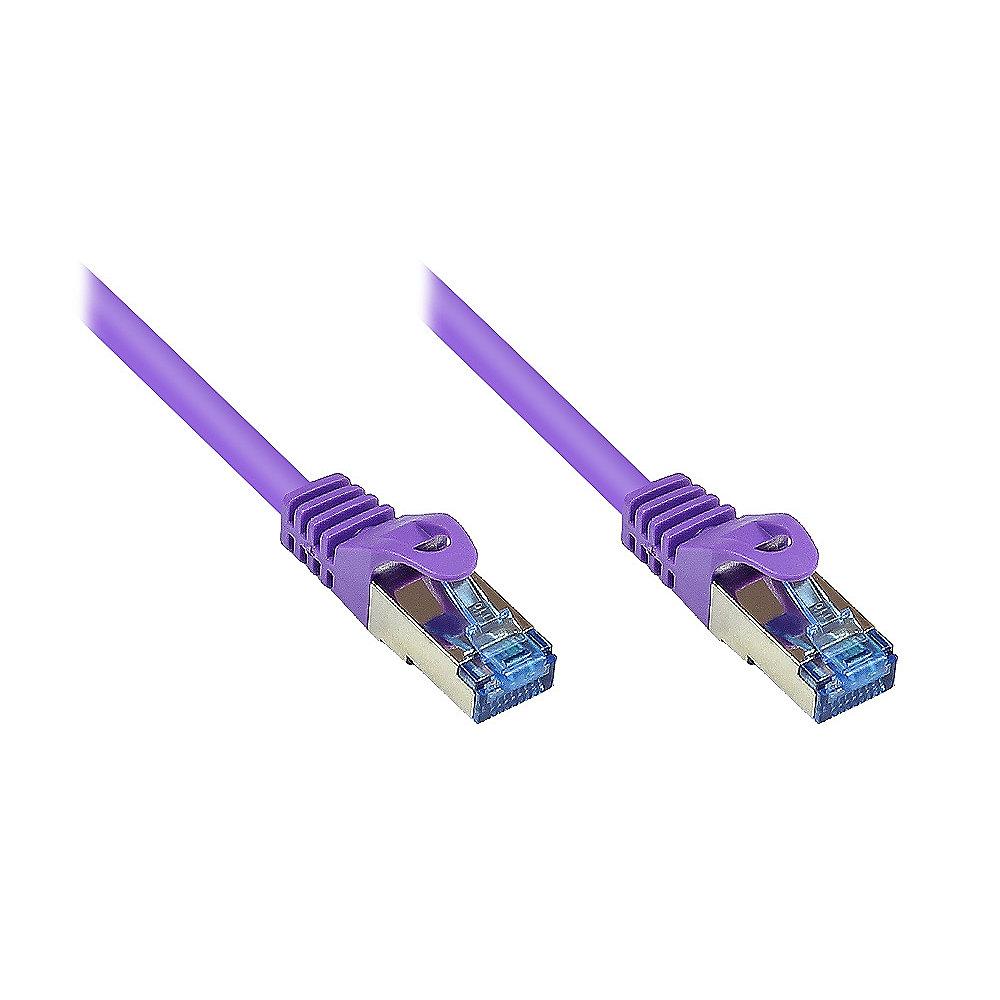 Good Connections RNS Patchkabel Cat.6A S/FTP PiMF halogenfrei 500MHz 50m violett