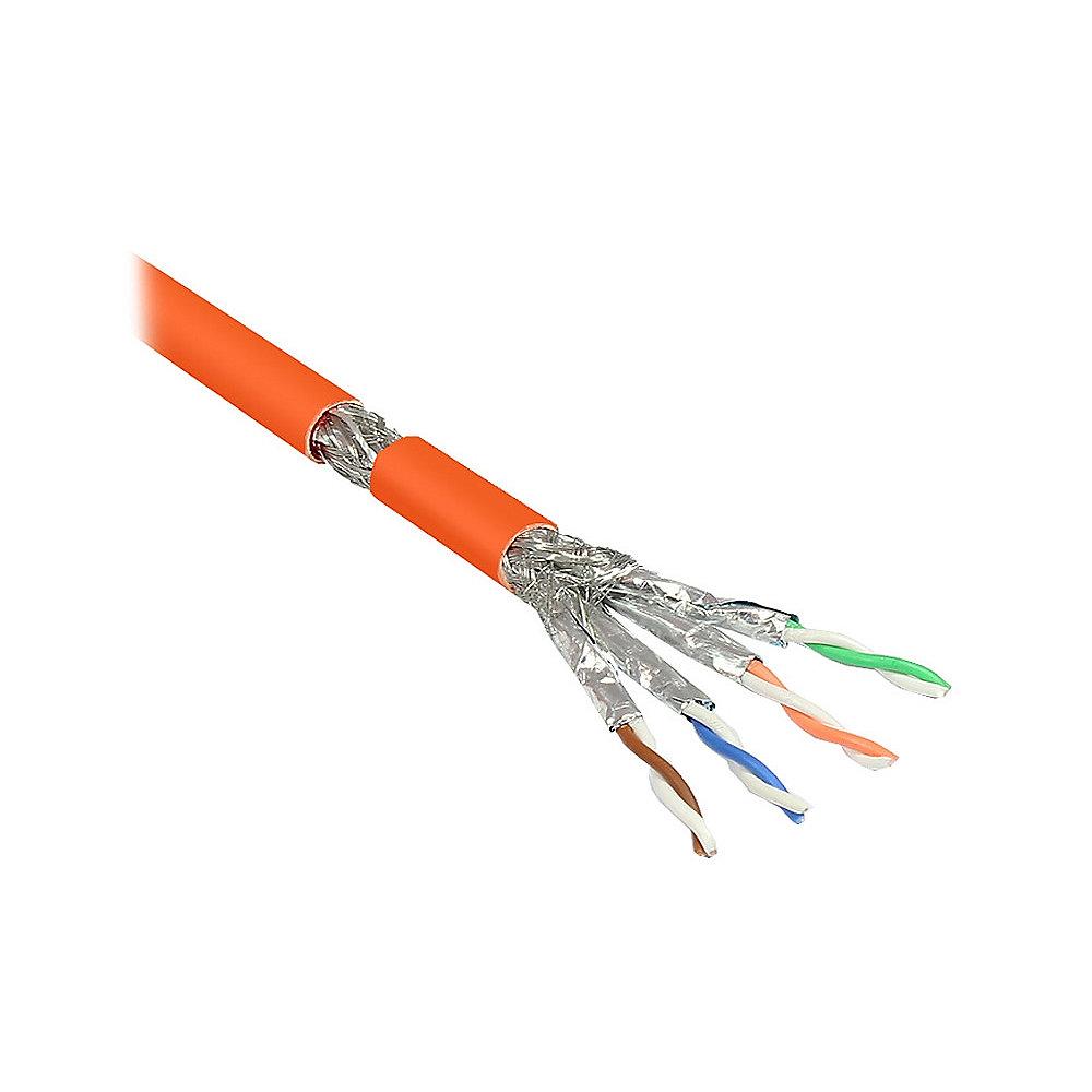 Good Connections Verlegekabel Cat.7 S/FTP PiMF 4P Simplex halogenfrei orange 50m