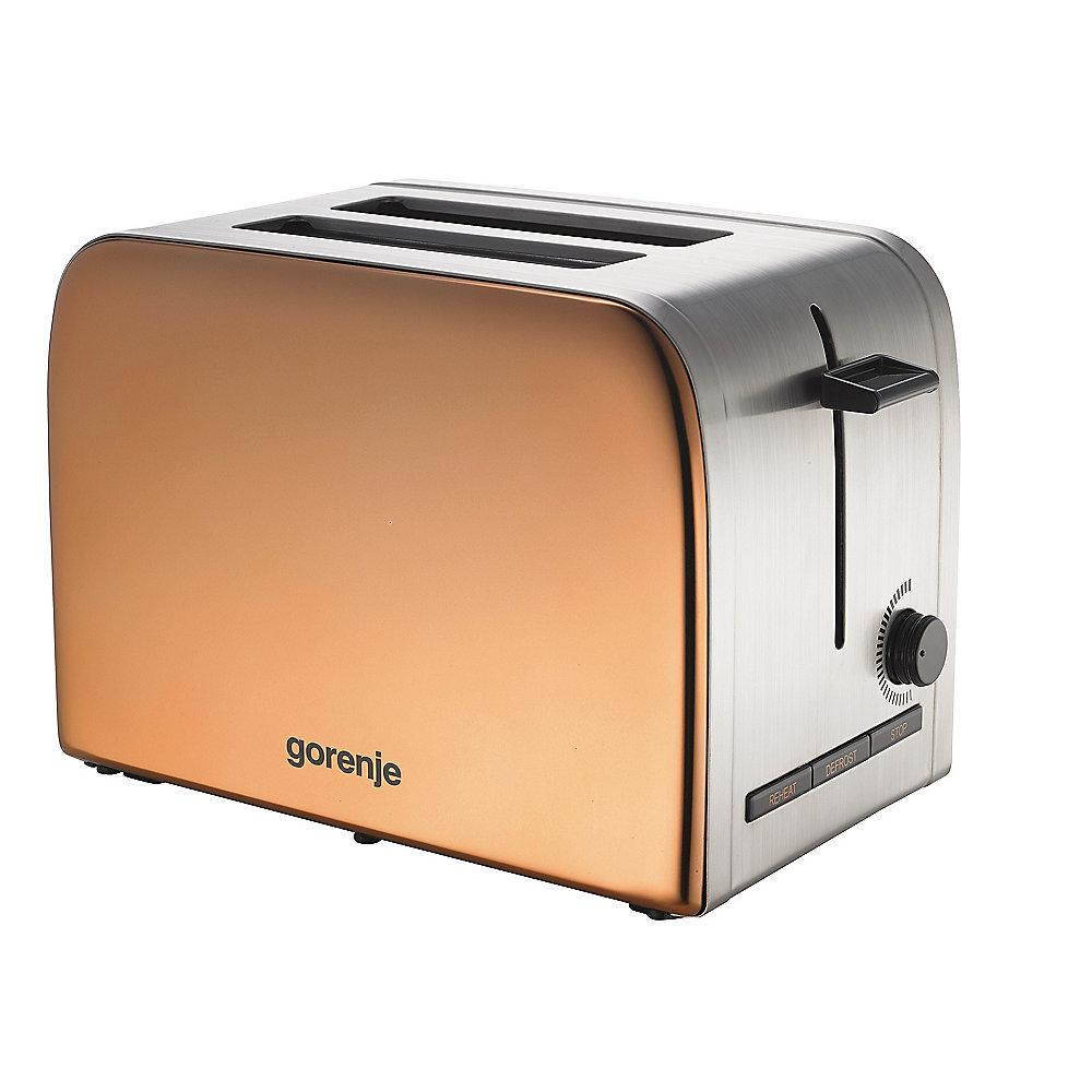 Gorenje T1100INF INFINITY Collection Toaster kupfer-edelstahl