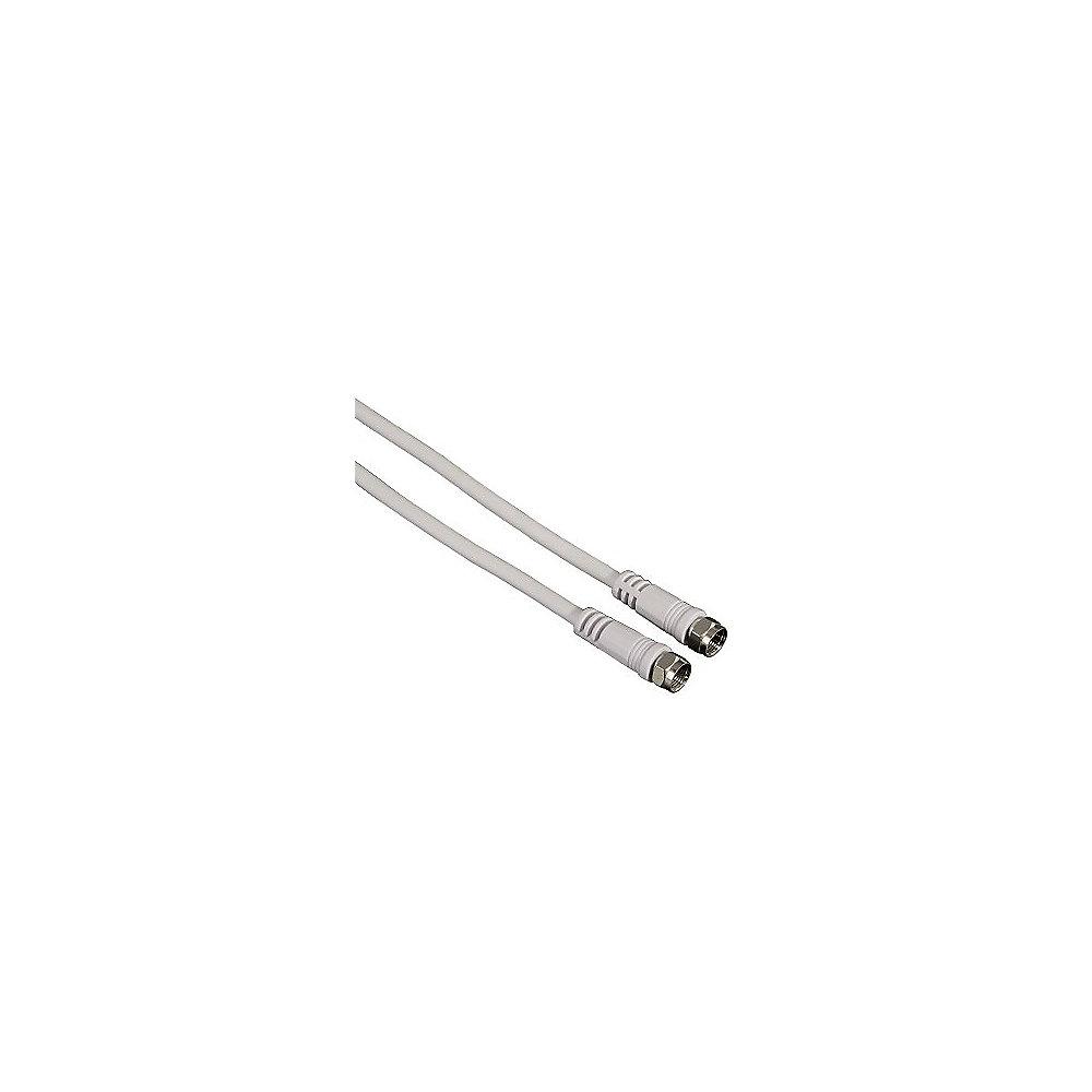 Hama SAT Anschlusskabel 1,5m F-Stecker zu F-Stecker 75 dB weiß, Hama, SAT, Anschlusskabel, 1,5m, F-Stecker, F-Stecker, 75, dB, weiß