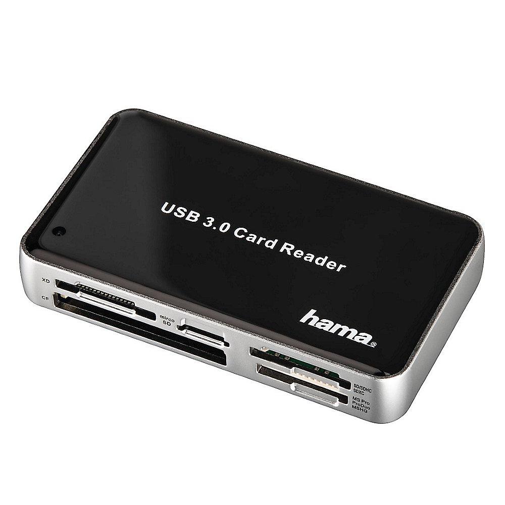 Hama USB 3.0 Kartenleser SuperSpeed "All in One" schwarz