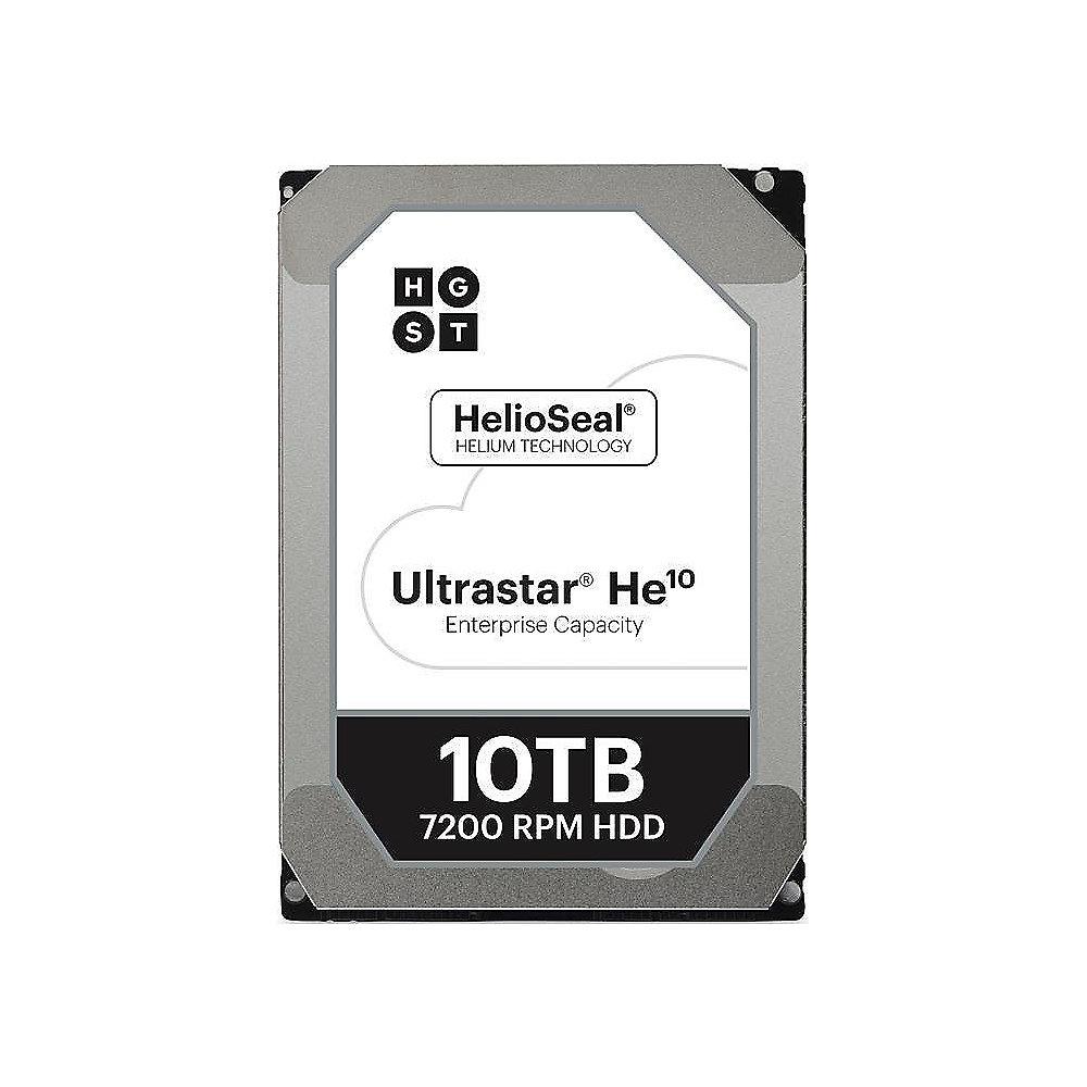 HGST Ultrastar He10 - 10TB 7200rpm 256MB 3,5 Zoll SATA600 512e ISE new Pin3