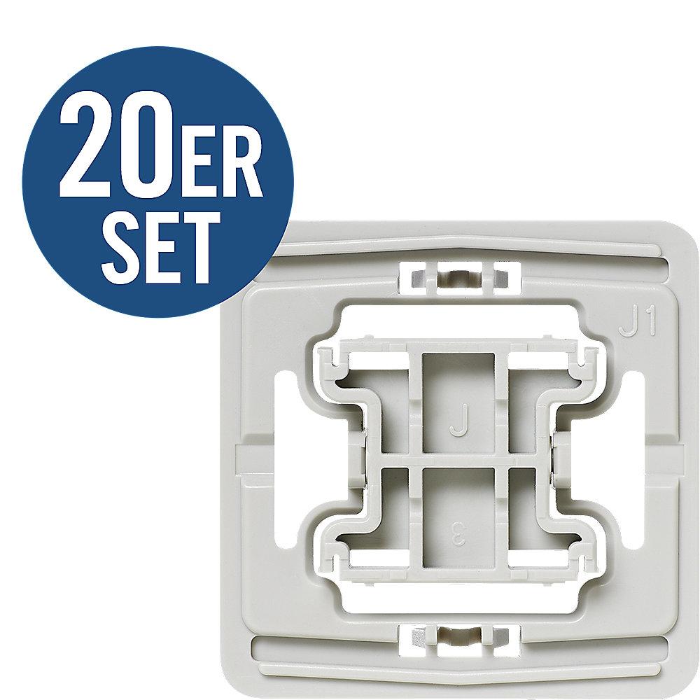 HomeMatic 103095A1 Adapter-Set Jung (J1) 20 Stk. Schalterserien Adapter