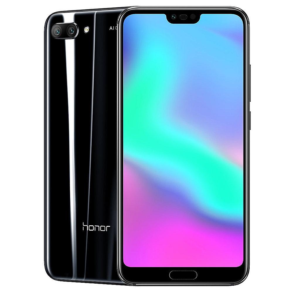 Honor 10 schwarz Dual-SIM Android 8.1 Smartphone mit Dual-Kamera