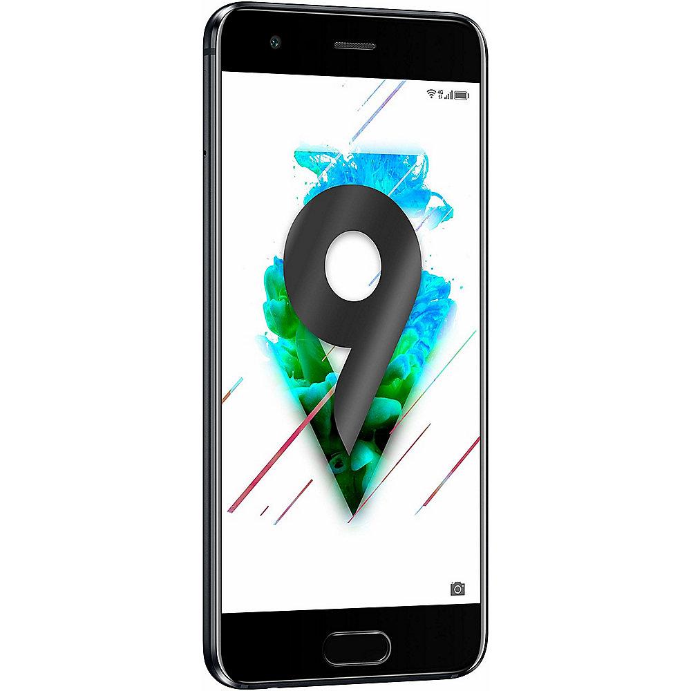 Honor 9 midnight black Dual-SIM Android 7.0 Smartphone mit Dual-Kamera