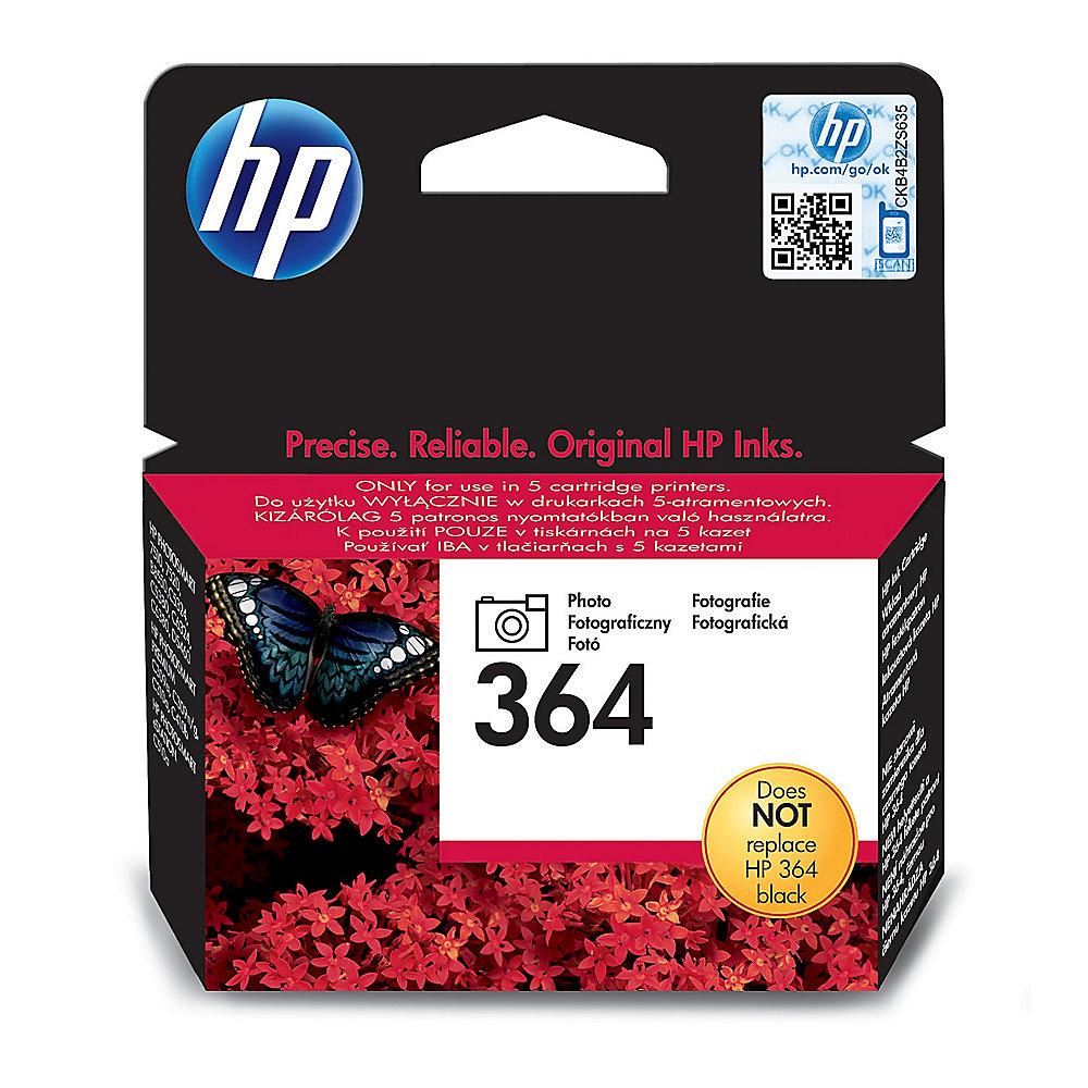 HP 364 Original Druckerpatrone Foto schwarz CB317EE
