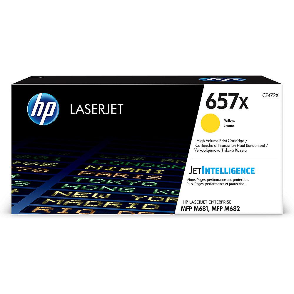 HP 657X Original Tonerpatrone Gelb ca. 23.000 Seiten CF472X