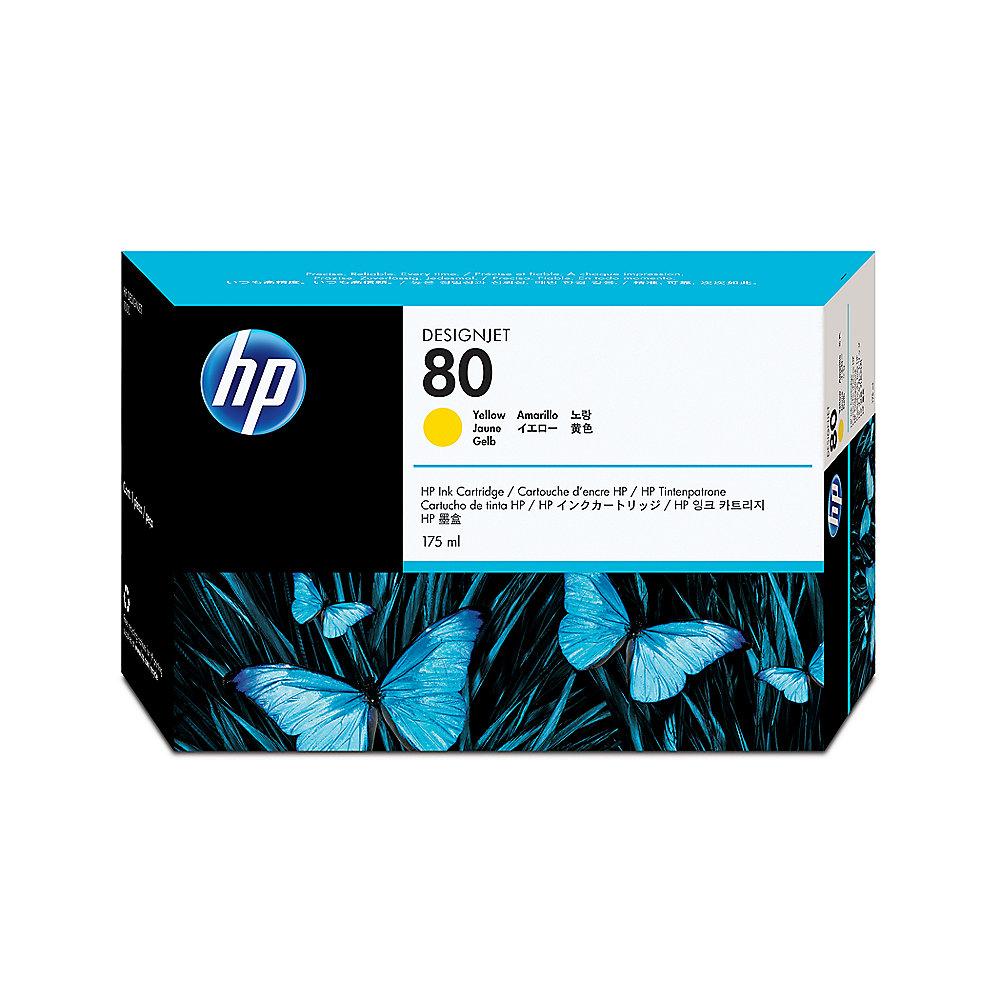 HP C4873A Original Druckerpatrone 80 gelb