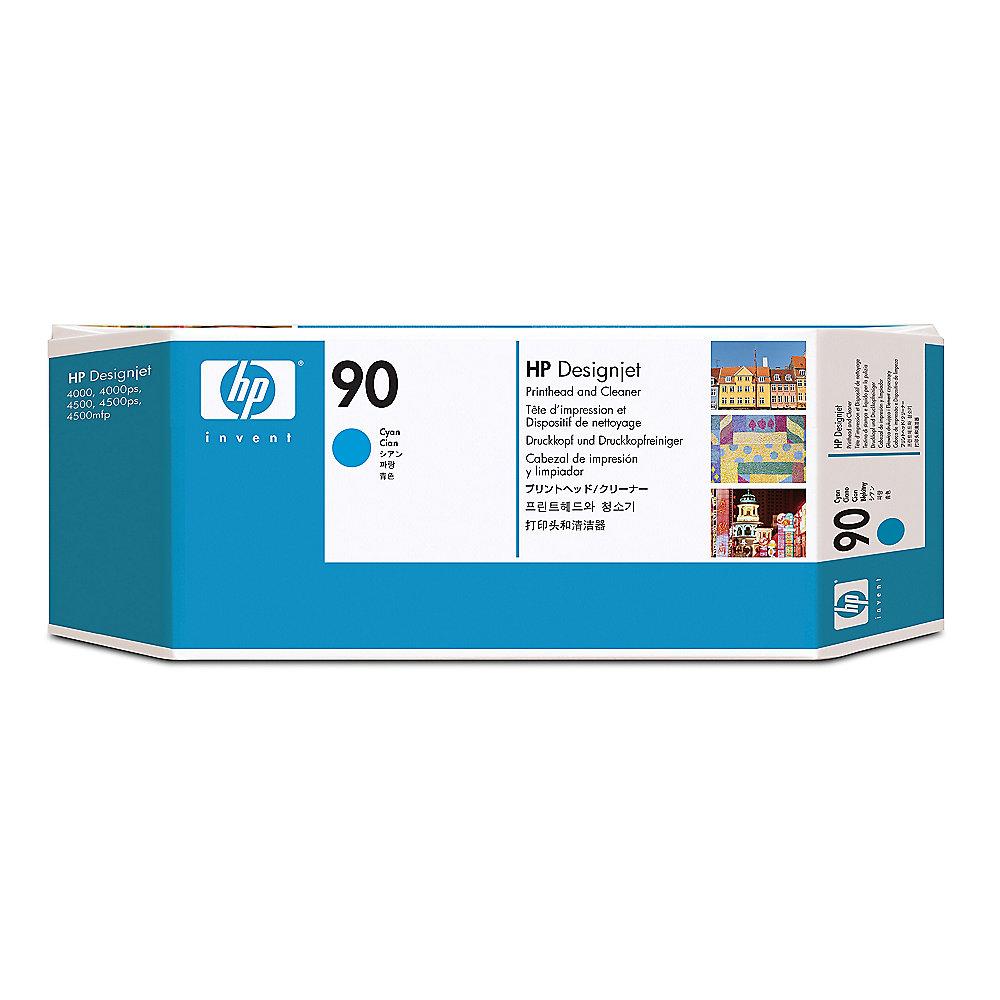 HP C5055A Original Druckkopf 90 cyan   Reiniger