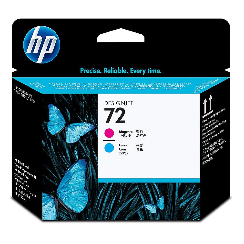 HP C9383A Original Druckkopf 72 magenta und cyan