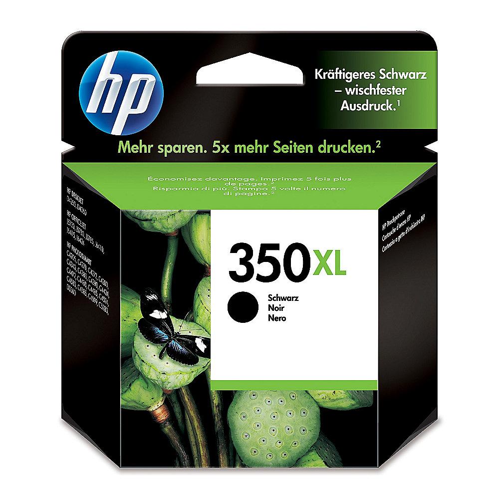 HP CB336EE Original Druckerpatrone 350XL schwarz mit hoher Kapazität