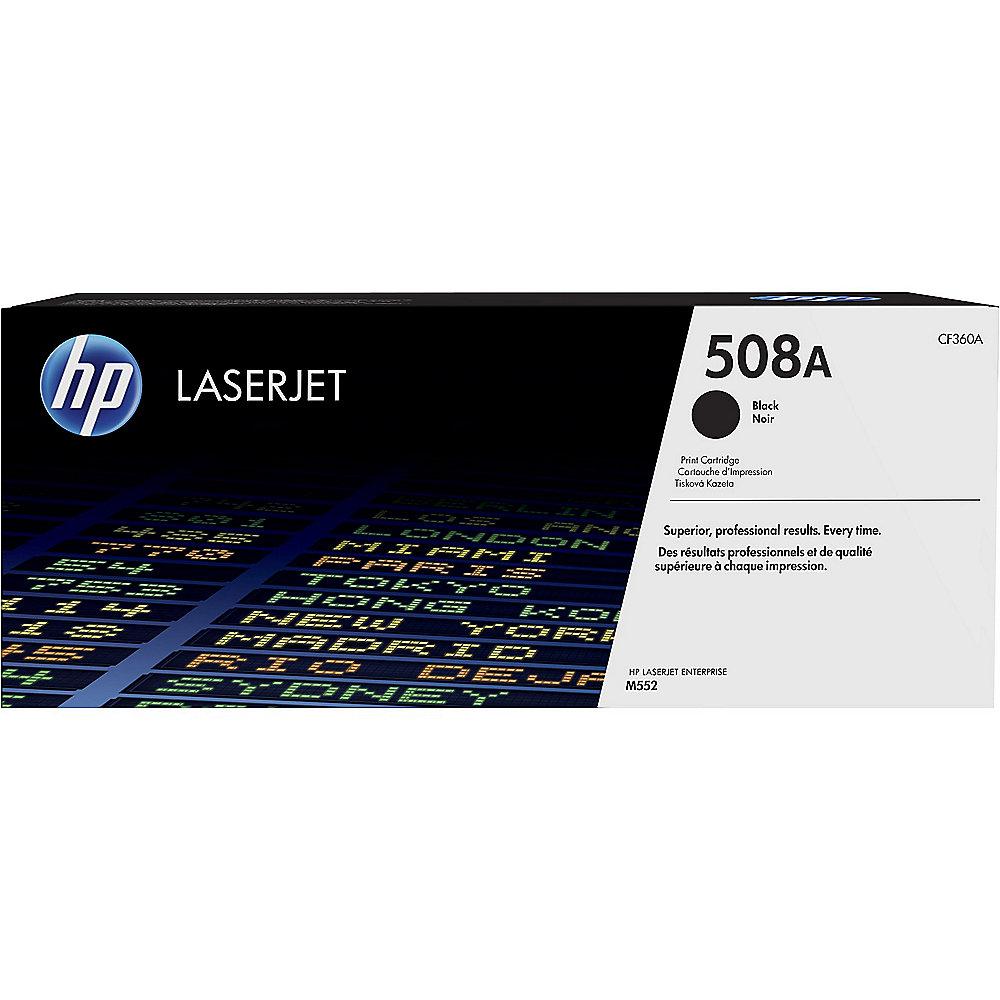 HP CF360A Original Tonerkassette schwarz 6.000S. HP 508A Laserjet M553/552